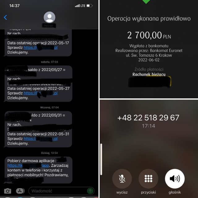 Podszywanie się pod bank, jak okradają telefonem